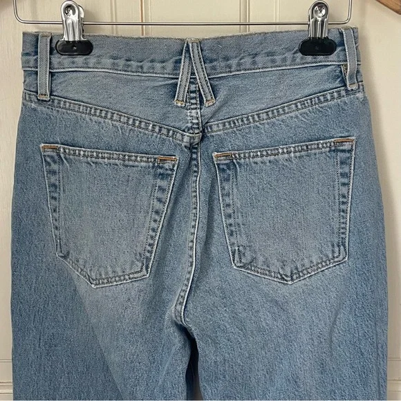 Slvrlake Sierra Light Wash Jeans Straight Leg 26 Distressed Valley of Fire - Picture 10 of 12